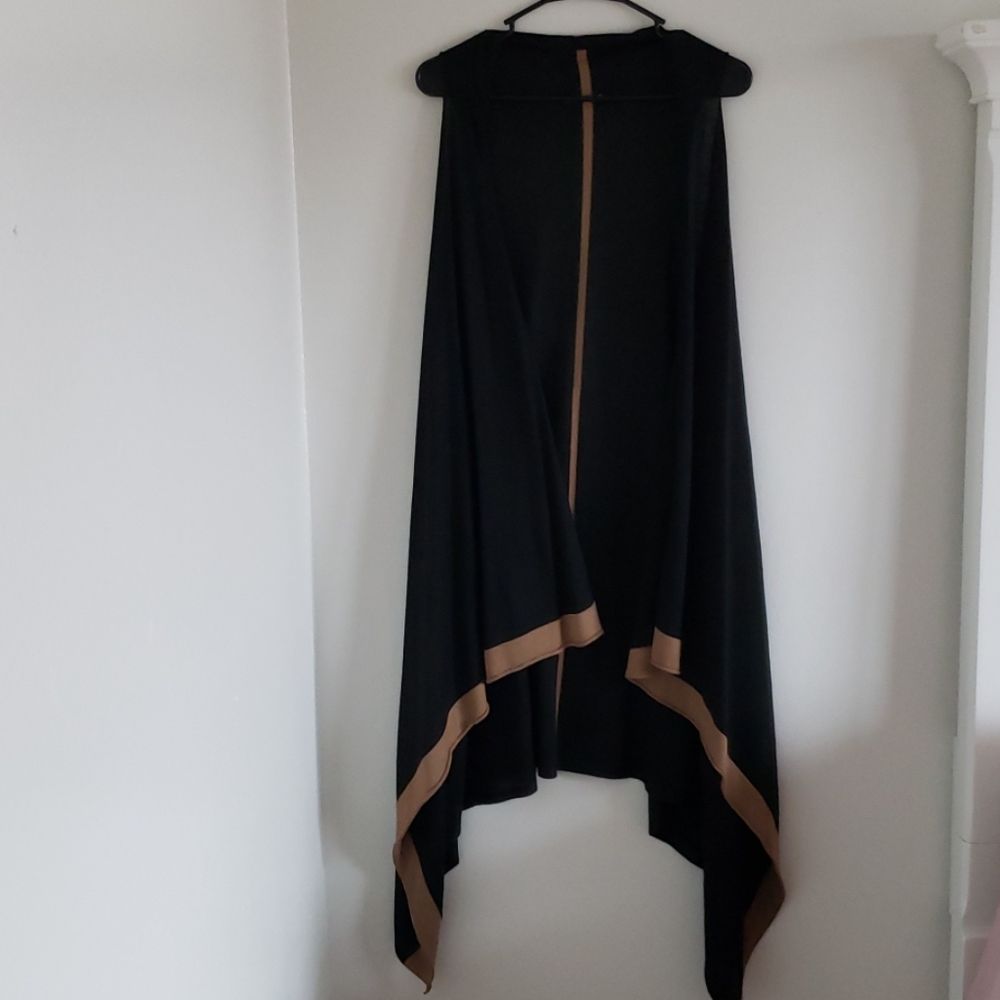 Herry Wool Black Vest Cardigan S